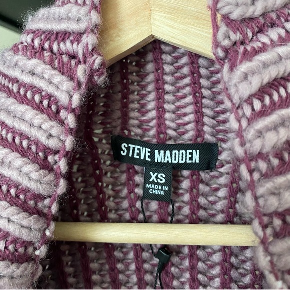 NWT Steve Madden Terra Chunky Knit Mockneck Sweater - Picture 6 of 7